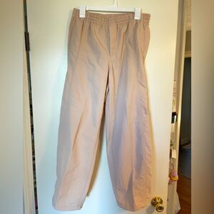Women's Casual Elastic-Waist Pants in Dusty Rose